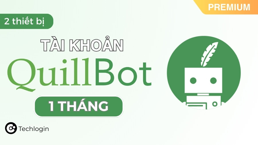 QuillBot Premium 1 tháng 2 thiết bị - Tài khoản