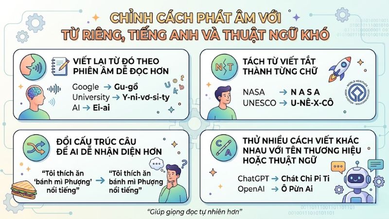 Cách chỉnh giọng đọc AI giống thật