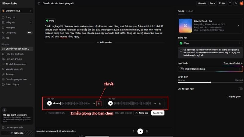 Cách dùng ElevenLabs làm video TikTok