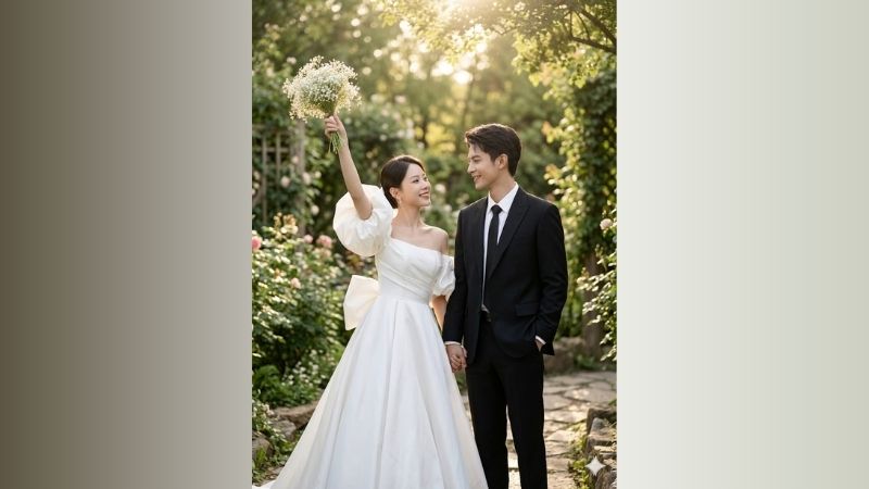 Câu lệnh Gemini tạo ảnh cưới