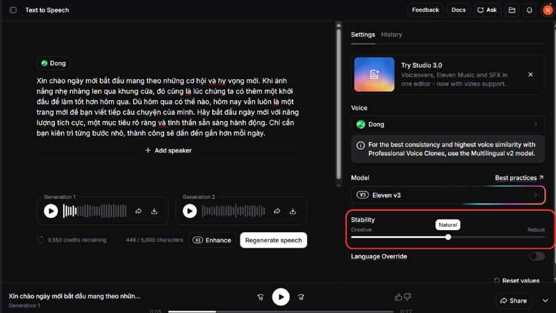 ElevenLabs hỗ trợ ngôn ngữ nào