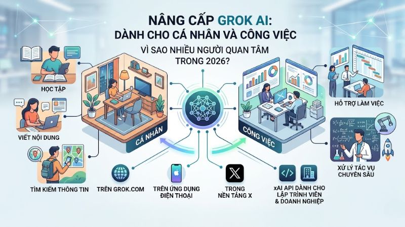 nâng cấp Grok AI