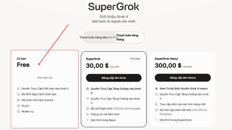 nâng cấp Grok AI