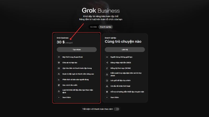 nâng cấp Grok AI