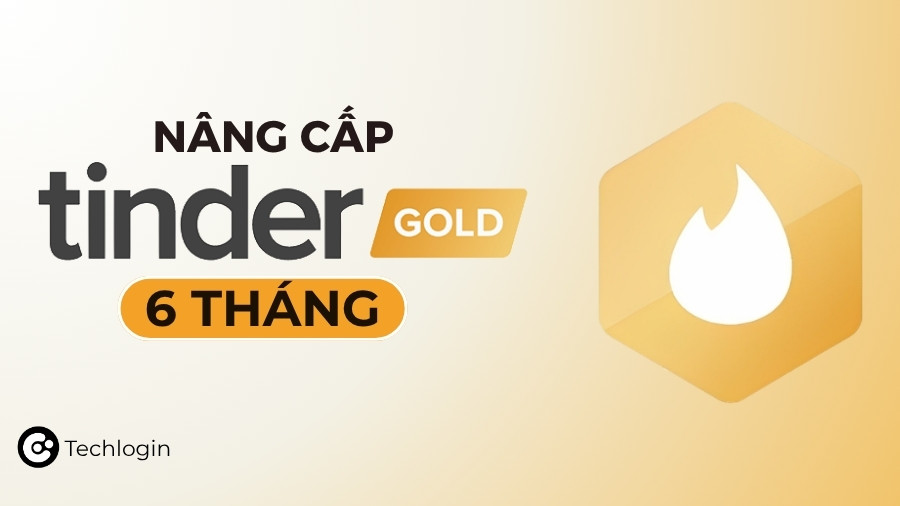 Tinder Gold 6 tháng - Nâng cấp chính chủ