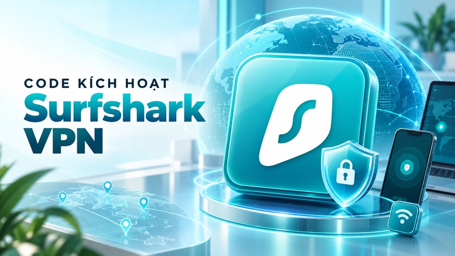 Tài Khoản Surfshark VPN Giá Tốt - Hỗ trợ kích hoạt