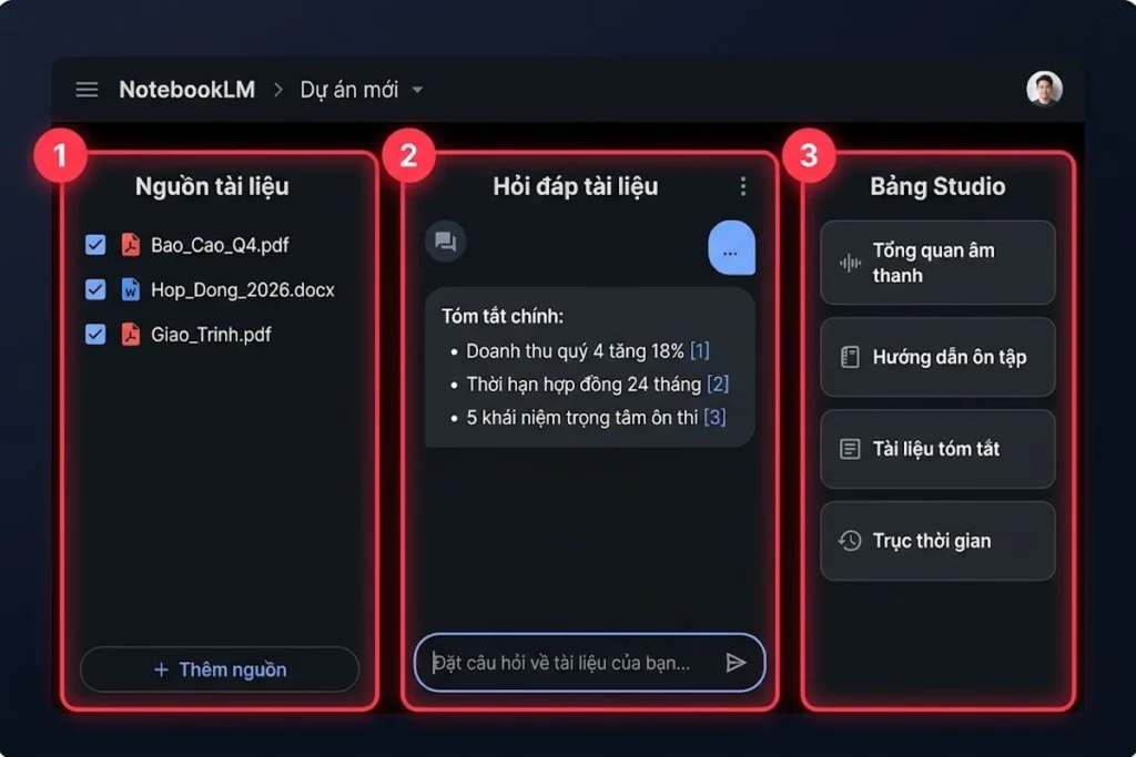 Cách dùng NotebookLM phân tích tài liệu
