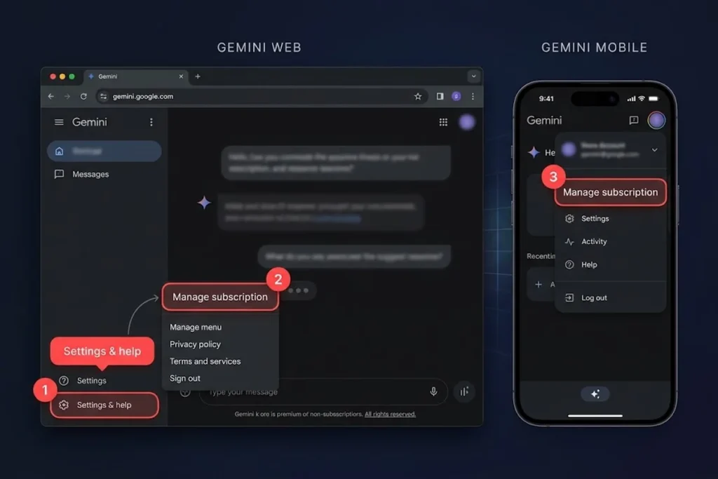 Cách kiểm tra gói Google AI Pro