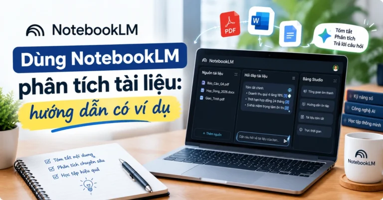 Cách dùng NotebookLM phân tích tài liệu